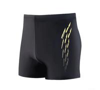 Men's Swim Shorts Quick Dry Elastic Waist Beach Print Mens Swimming Trunks 4-Way Stretch Soft Fabric No Mesh Beach Board Shorts for Men with Zipper Pocket Secure Fit Men's Swimwear Size L 28 Inch