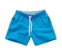 Mens Swim Shorts Swimming Trunks Short Board Beach Surf Cargo Shorts Men Men's Swimwear Boardshorts Bathing Suits Quick Dry Watershorts Swimming Trousers Pants Sport Leisure With Pockets Plain Blue M