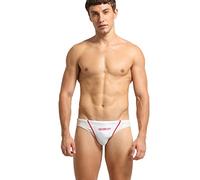 Mens Swimming Briefs Low Rise Swimming Trunks Fitted, Soft Hot Funny Stylish Breathable Elastic Quick Dry Retro Classic Simple Anti-Chlorine Triangle Underpants for Swimming Surfing