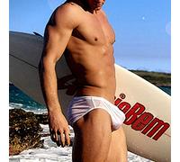 Mens Swimming Briefs Low Rise Swimming Trunks, Soft Hot Funny Stylish Breathable Elastic Quick Dry Swimsuit Bikini Bottom Underwear Triangle Underpants for Swimming Surfing