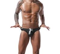 Mens Swimming Briefs Low Rise Swimming Trunks Uk, Soft Hot Funny Stylish Breathable Elastic Quick Dry Swimsuit Bikini Bottom Underwear Perfect for Beach Surfing Water Sports Pool Parties