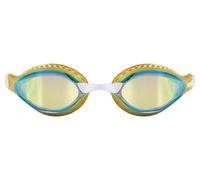 ARENA Cobra Core Swipe Mirror Unisex Adult Racing Swimming Goggles, Swimming Pool Goggles with Curved Mirror Lenses, Anti-Fog, UV Protection, 5 Interchangeable Nose Bridges