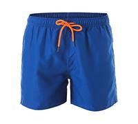 Mens Swimming Shorts 2 Pack Tie Side Drawstring Swim Shorts with Pockets Men's Swimming Shorts Beach Shorts with Elastic Waistband Men's Swim Shorts Boxer with Small Pocket S-XXL Birthday Gifts Cheap