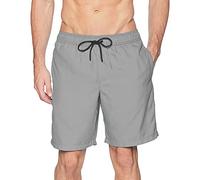 Men's Swimming Shorts 36 Waist Plus Size Elastic Swimsuit Bottom With Zipper Pockets and Mesh Lining - Casual Running Gym Cycling 40th Birthday Gifts for Men