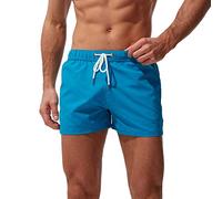 Mens Swimming Shorts Funny Floral Printed Swim Trunks with Zipper Men's Swimming Shorts Boys Beach Shorts Black Blue Red Board Shorts Swimwear Surf Shorts 50th Birthday Gifts Men Beach