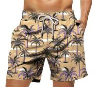 Mens Swimming Shorts Multipack Solid Color Swimming Trunks Men's Swimming Shorts 2 in 1 Board Shorts with Zipper Pockets Surfing Sport 9 Inch Mens Gifts Deal of The Day