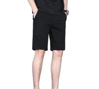 Men's Swimming Shorts Quick Dry Fabric - Adjustable Drawstring Closure Beach Pants - Mesh Lining Grey XL(Black XL)