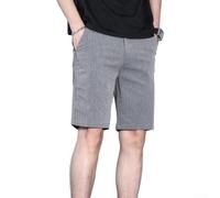 Men's Swimming Shorts Quick Dry Fabric - Adjustable Drawstring Closure Beach Pants - Mesh Lining Grey XL(Light Gray 2XL)