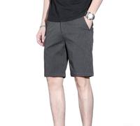 Men's Swimming Shorts Quick Dry Fabric - Adjustable Drawstring Closure Beach Pants - Mesh Lining Grey XL(Dark Gray L)