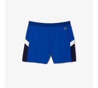Men's Swimwear Lacoste Recycled Polyamide Colourblock Swimming Trunks in Blue