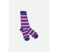 Men's Swole Panda Bamboo Socks Rich Pink Striped