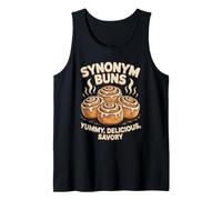 Mens Synonym Buns English Teacher Bread Baker Synonym Rolls Tank Top