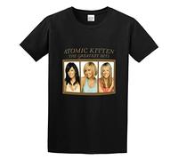 Men's T Shirt Atomic Kitten Cool and Breathable Black XXL