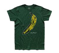 Men's T-Shirt Banana Inspired by Andy Warhol and to Velvet Underground - Blue