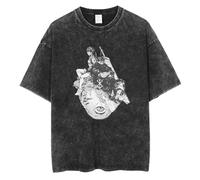 Men's T-Shirt Berserk Manga Guts Graphic Print Pullover Men Street Retro Washed T-Shirt Oversized Short Sleeve Tee Shirt Unisex Y2K Style