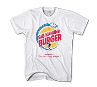 Men's T-Shirt Big Kahuna Burger Fiction Movie Pulp - White, XL