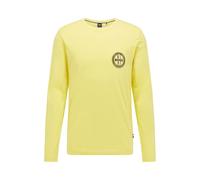 Men's T-Shirt Boss Tyrec Long Sleeve Regular Fit in Yellow