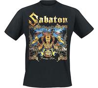 Men's T-Shirt Cotton Carolus Rex T-Shirt Black Sabaton M