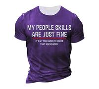 Mens T Shirt Crew Neck Pattern Letter Print Raglan Sleeves Muscle Tees Short Sleeve Papa Tops Loose Vacation Tops T Shirts Men Trendy Basic T Shirts
