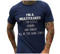 Mens T Shirt Crew Neck Pattern Letter Print Raglan Sleeves Summer T Shirts Short Sleeve Papa Tops Vintage Graphic Tees Shirts for Men Adult Loose T Shirt Printing