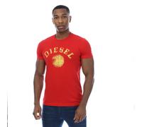 Men's T-Shirt Diesel T-Diegor 9-F Short Sleeve in Red