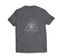 Mens T-Shirt Divine Vitruvian Man Leonardo Da Vinci Sacred Geometry S Graphite