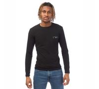 Men's T-Shirt Emporio Armani Slim-Fit Long Sleeve in Black