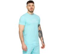 Mens T-Shirt Enzo Casual Slim Fit Cotton Stretch Crew Neck Athletic Top