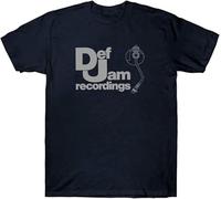 Men's T-Shirt Feel Soft DEF JAM Recordings T Shirt TOP Music Black M
