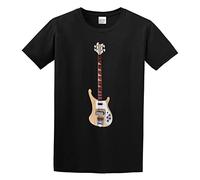 Men's T-Shirt Feel Soft Fathers Day Enjoy Rickenbacker Bass Guitars Shirts - Standard T-Shirt Soft and Light Black M