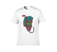 Men's T-Shirt Feel Soft Love - Forever Changes + Logo Pure Cotton is More Hygroscopic White