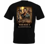 Men's T-Shirt Feel Soft MAD MAX 2 Movie Poster T Shirt Black XL