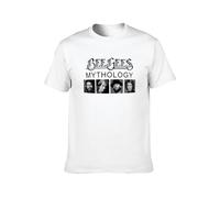 Men's T-Shirt Feel Soft Mens Bee Gees Mythology Soft and Light White