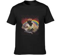 Men's T-Shirt Feel Soft Rainbow Rising Tour Carefully Designed, Every Design is just Right Black