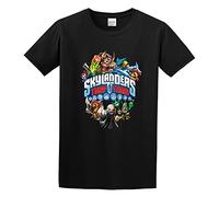 Men's T-Shirt Feel Soft Skylanders Trap Team Crew-Neck t-Shirt Black L
