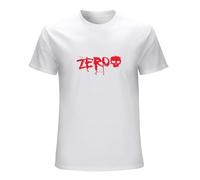 Men's T-Shirt Feel Soft Zero Skateboards Logo Men's T-Shirt Crew-Neck t-Shirt White 3XL