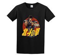 Men's T-Shirt Fist of The North Star Logo Black S
