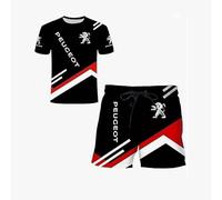Men's T-Shirt, For Peugeot 206 207 308 408 508 2008 3008 4008 5008 Breathable Short Sleeve Tee Mens Sports Short Sleeve T-Shirt Men's Casual Short Sleeve Shirts Car Clothing,C-M