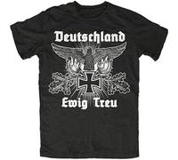 Men's T Shirt German Eagle Eternal Allegiance 3 Germany, Loyalty T-Shirt Black XL