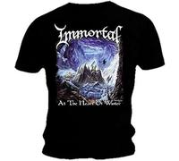 Mens T Shirt Immortal Death Metal Heart of Winter Casual(Medium)