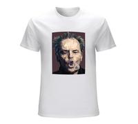 Men's T-Shirt Jack Nicholson Low Poly 93 T Shirt for Men White M