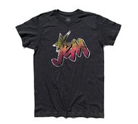 Men's T-Shirt Jem and The Holograms Logo Vintage - Rock and Roll Cartoon - Black, XL