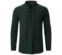 Men's T-Shirt, Medieval Men's Style Young Trendy High-Top Shirt