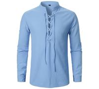 Men's T-Shirt, Medieval Men's Style Young Trendy High-Top Shirt
