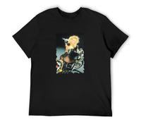 Mens T-Shirt Medium Pamela Anderson Barb Wire Baywatch 90S Movie Unisex Black S