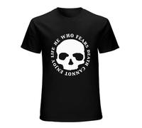 Men's T-Shirt Men The Brian Jonestown Massacre Logo Cotton Short Sleeve Tee Shirt Black