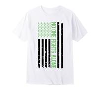 Men's T-Shirt Mental Health Awareness Short Sleeve Crew Neck Top Plain Breathable Comfortable Casual Basic, White, L
