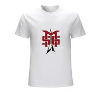 Men's T Shirt Msg Shirt Michael Schenker Group Rock Band Logo Graphic Fashion Rock Tee Shirt White M