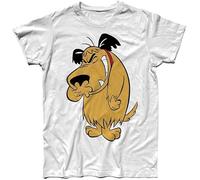 Mens T-Shirt Muttley 3-Dick Dastardly Series Wacky Races Penelope Yankee Doodle White