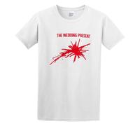 Men's T Shirt New The Wedding Present Bizarro Indie Cotton Shirt Men's T Shirt Short Sleeves White XXL